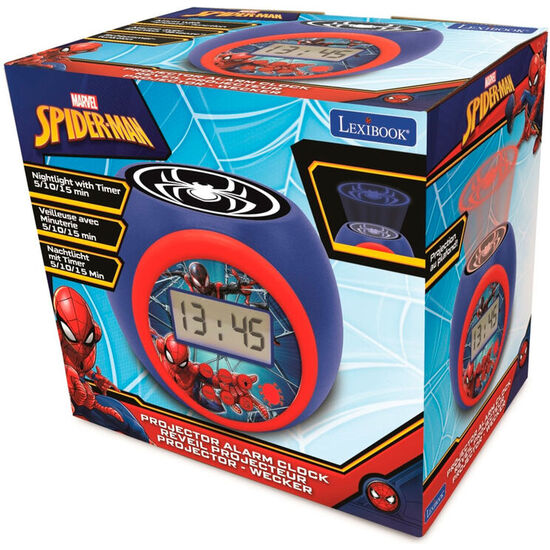 RELOJ DESPERTADOR SPIDERMAN MARVEL image 0