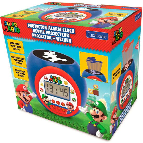 RELOJ DESPERTADOR SUPER MARIO BROS image 0