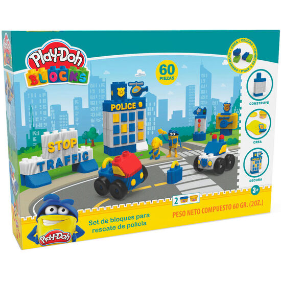 SET DE BLOQUES PARA RESCATE DE POLICIA PLAY-DOH image 0