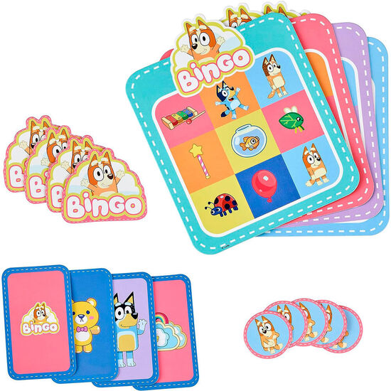 JUEGO CARTAS BINGO - BINGO BLUEY image 1