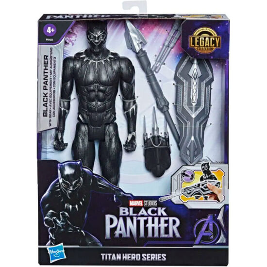 FIGURA BLACK PANTHER TITAN HERO SERIES MARVEL 30CM image 1