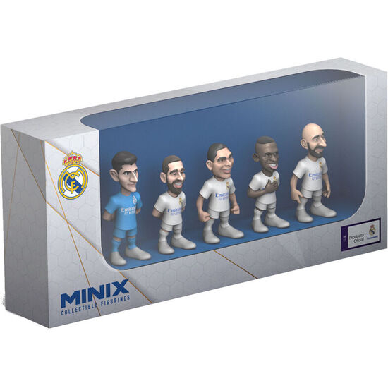 BLISTER 5 FIGURAS MINIX REAL MADRID 7CM image 0