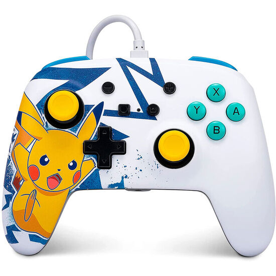 MANDO CON CABLE PIKACHU POKEMON NINTENDO SWITCH image 0