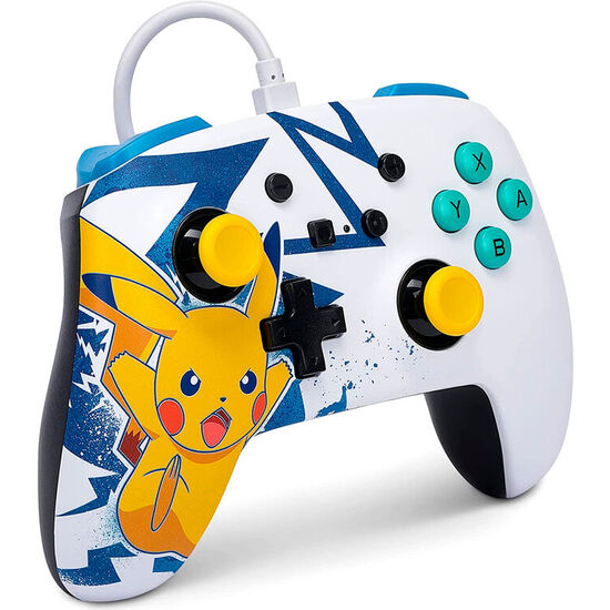 MANDO CON CABLE PIKACHU POKEMON NINTENDO SWITCH image 1