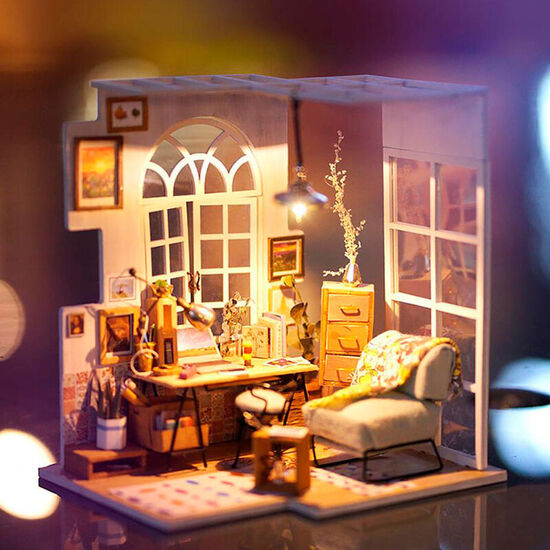 PUZZLE 3D CASA MINIATURA SOHO TIME image 2