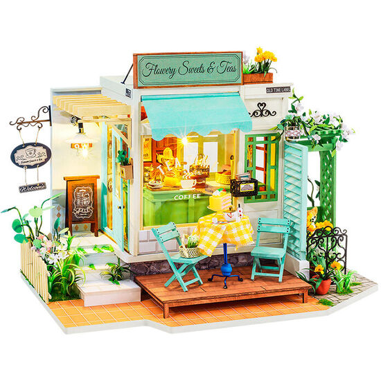 PUZZLE 3D CASA MINIATURA FLOWERY SWEETS & TEAS image 0