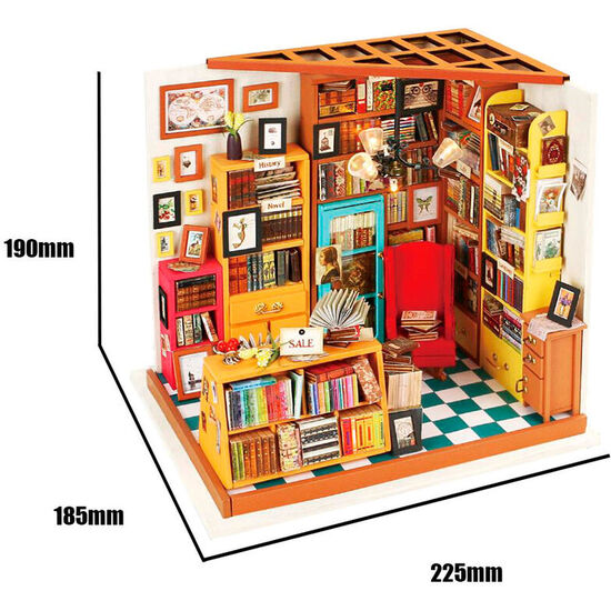 PUZZLE 3D CASA MINIATURA SAM S STUDY ROOM image 1