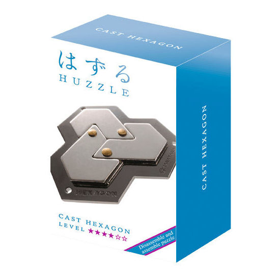 PUZZLE METAL CAST HEXAGON HUZZLE image 0