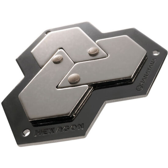 PUZZLE METAL CAST HEXAGON HUZZLE image 2