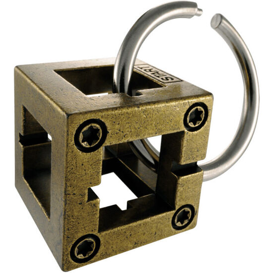 PUZZLE METAL CAST BOX HUZZLE image 1