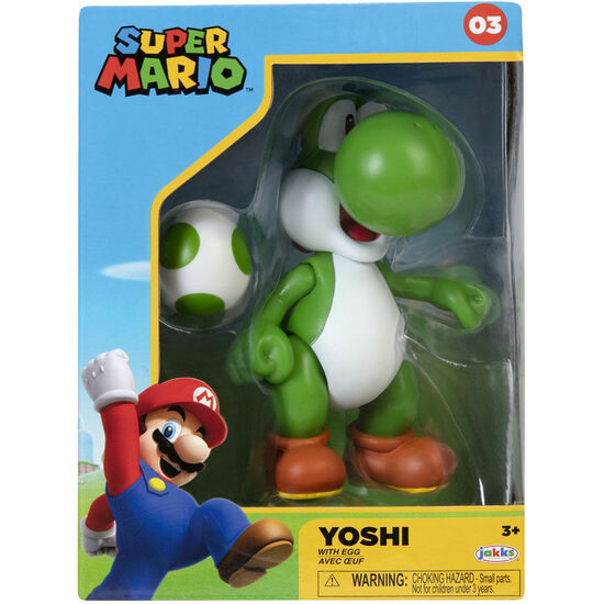 FIGURA YOSHI SUPER MARIO BROS 10CM image 0