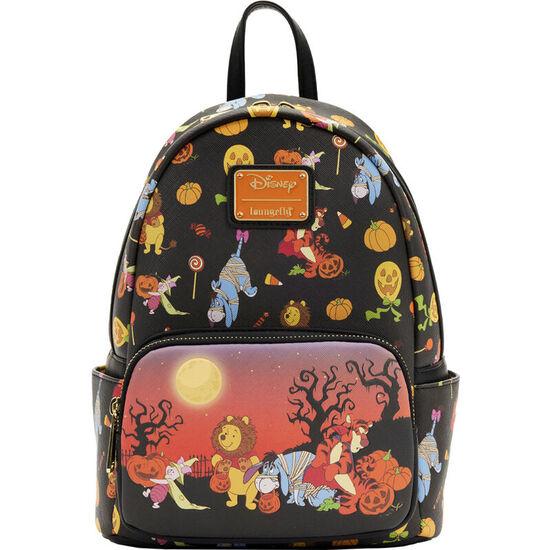 MOCHILA HALLOWEEN WINNIE THE POOH DISNEY LOUNGEFLY 27CM image 0