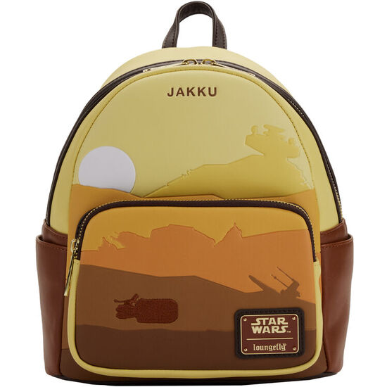 MOCHILA LANDS JAKKU STAR WARS LOUNGEFLY 26CM image 0