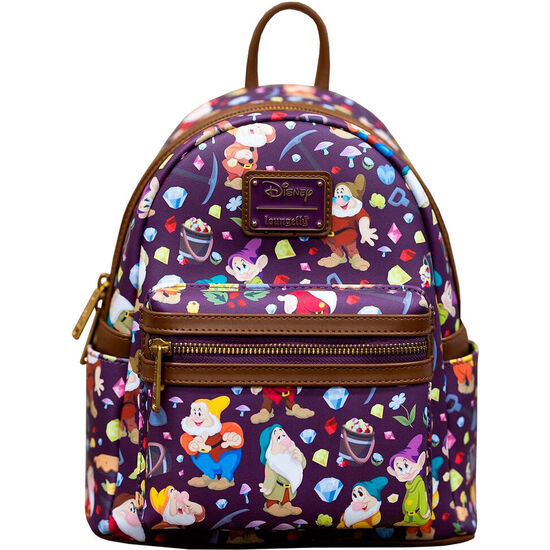 MOCHILA BLANCANIEVES Y LOS SIETE ENANITOS DISNEY LOUNGEFLY 26CM image 0