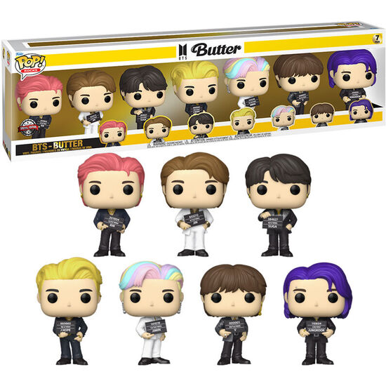 BLISTER 7 FIGURAS POP BTS BUTTER EXCLUSIVE image 0
