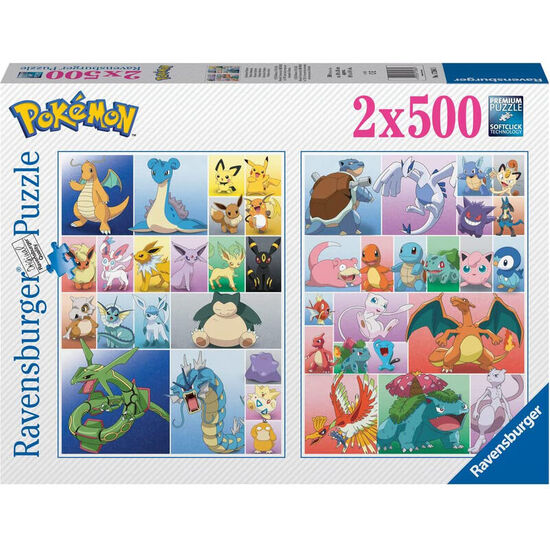 PUZZLE POKEMON 2X500PZS image 0