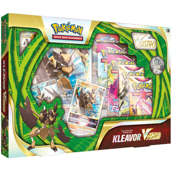 BLISTER JUEGO CARTAS COLECCIONABLES KLEAVOR V-ASTRO POKEMON image 0