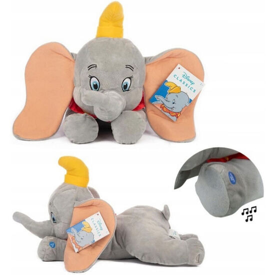 PELUCHE DUMBO DISNEY CLASSIC SOFT 35CM SONIDO image 1