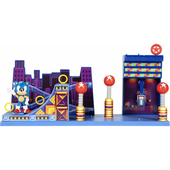 PLAYSET STUDIOPOLIS ZONE SONIC THE HEDGEHOG 6CM image 1