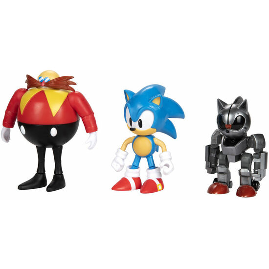 BLISTER 3 FIGURAS 30TH ANNIVERSARY SONIC THE HEDGEHOG 10CM image 2