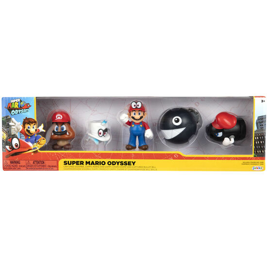 BLISTER 5 FIGURAS SUPER MARIO BROS 6,5CM image 0