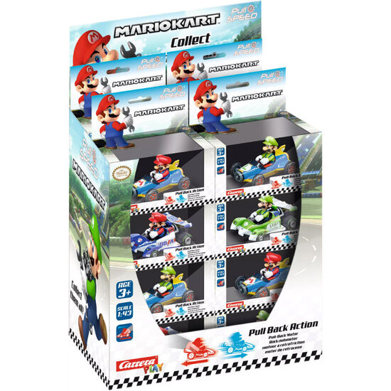EXPOSITOR 24 COCHES PULL SPEED SPECIAL MARIO KART SURTIDO image 0