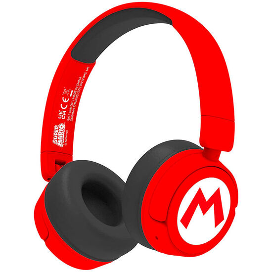 AURICULARES INALAMBRICOS INFANTILES LOGO SUPER MARIO BROS image 0