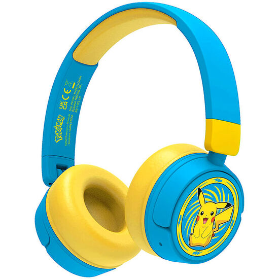 AURICULARES INALAMBRICOS INFANTILES PIKACHU POKEMON image 0