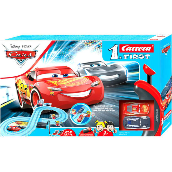 CIRCUITO CARRERAS RAYO & STORM CARS DISNEY PIXAR image 0