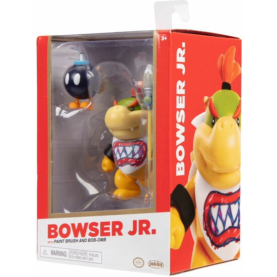 FIGURA BOWSER JR GOLD SUPER MARIO BROS 10CM image 1