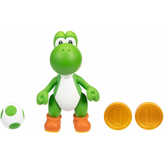 FIGURA YOSHI GOLD SUPER MARIO BROS 10CM image 2