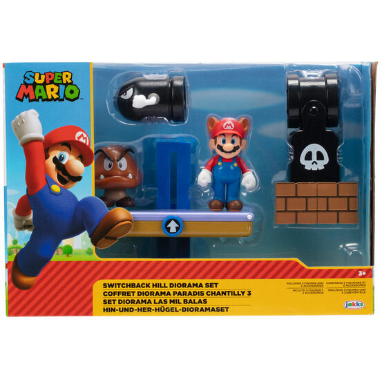 SET DIORAMA SWITCHBACK HILL SUPER MARIO BROS 6CM image 0