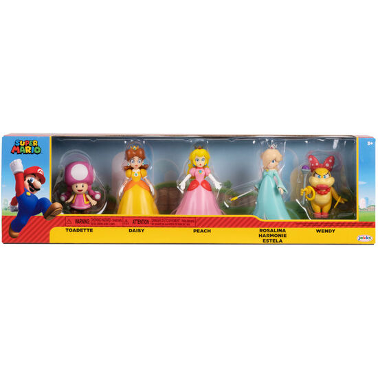 BLISTER 5 FIGURAS SUPER MARIO BROS 6,5CM image 0