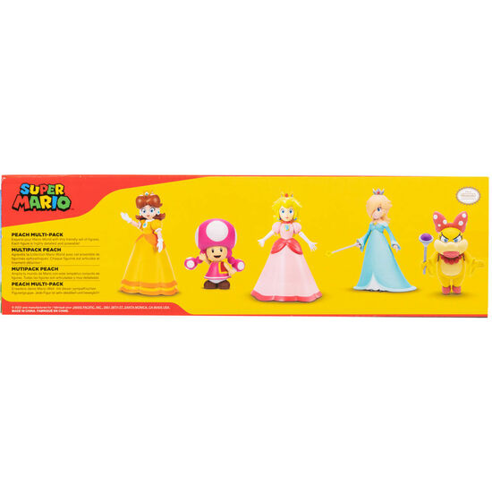 BLISTER 5 FIGURAS SUPER MARIO BROS 6,5CM image 1