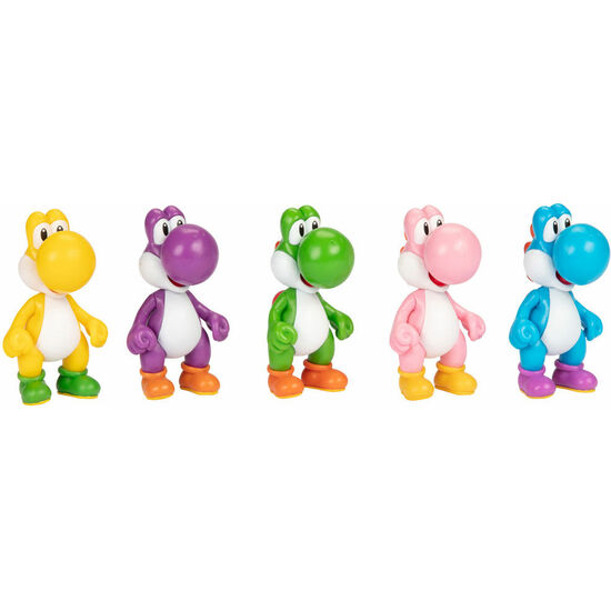 BLISTER 5 FIGURAS YOSHI SUPER MARIO BROS 6,5CM image 2