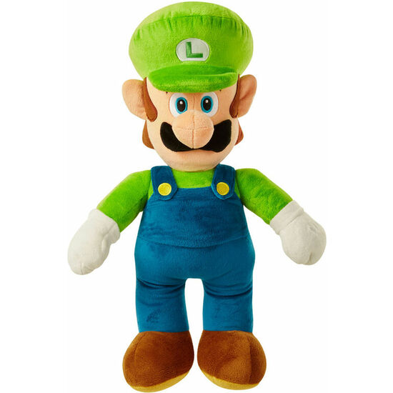 PELUCHE JUMBO LUIGI SUPER MARIO NINTENDO 50CM image 2