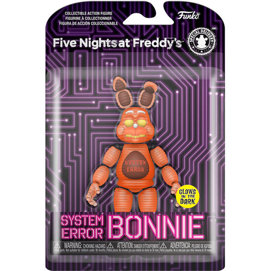 FIGURA ACTION FIVE NIGHTS AT FREDDYS SYSTEM ERROR BONNIE image 2