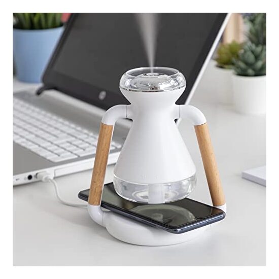 HUMIDIFICADOR DIFUSOR DE AROMAS Y CARGADOR INALÁMBRICO 3 EN 1 MISVOLT INNOVAGOODS image 3