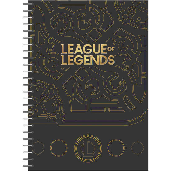 CUADERNO A4 LEAGUE OF LEGENDS image 1