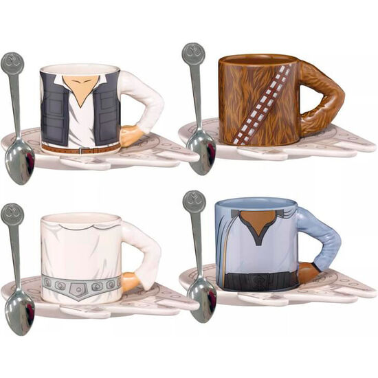 SET TAZAS ESPRESSO REBEL STAR WARS image 0