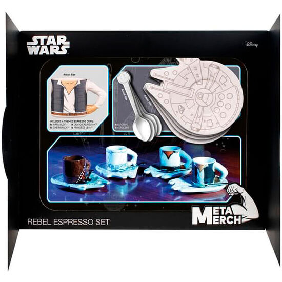 SET TAZAS ESPRESSO REBEL STAR WARS image 1