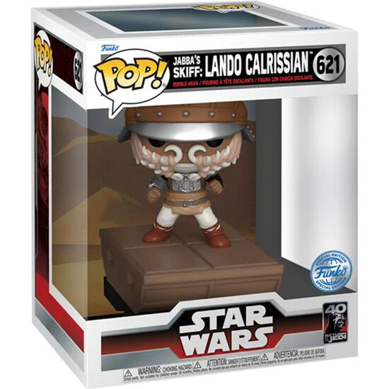 FIGURA POP DELUXE STAR WARS JABBA SKIFF LANDO CALRISSIAN EXCLUSIVE image 1