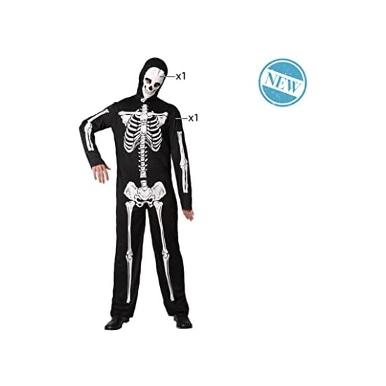 DISFRAZ ESQUELETO ADULTO Talla - TALLA XXL image 1
