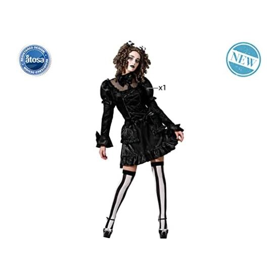 DISFRAZ MUÑECA LOLITA NEGRO MUJER ADULTO Talla - TALLA M-L image 1