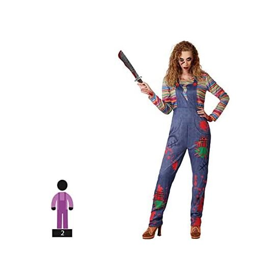 DISFRAZ MUÑECA SANGRIENTA ADULTO Talla - TALLA M-L image 1