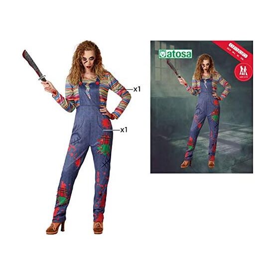 DISFRAZ MUÑECA SANGRIENTA ADULTO Talla - TALLA M-L image 4