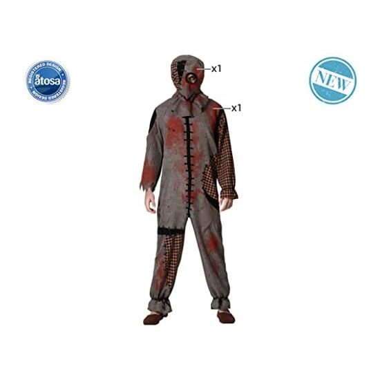 DISFRAZ MUÑECO VUDÚ DE TRAPO HOMBRE ADULTO Talla - TALLA XL image 1