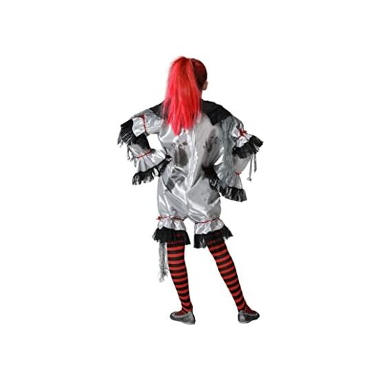 DISFRAZ PAYASO GRIS NIÑA INFANTIL Talla - 10/12 AÑOS image 3