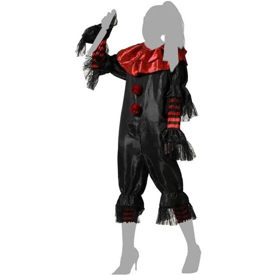 DISFRAZ PAYASO NEGRO MUJER ADULTO Talla - TALLA M-L image 1