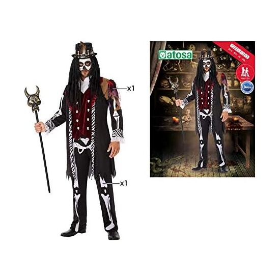 DISFRAZ VUDU HOMBRE ADULTO Talla - TALLA XS-S image 4